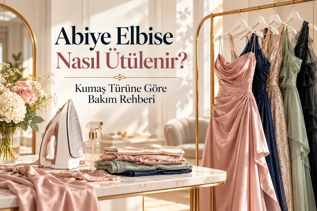 Abiye Elbise Nasıl Ütülenir? Kumaş Türüne Göre Bakım Rehberi